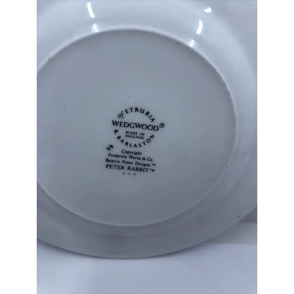 Peter Rabbit Nursery Plate by Wedgwood Plate 7”  - Beatrix Potter